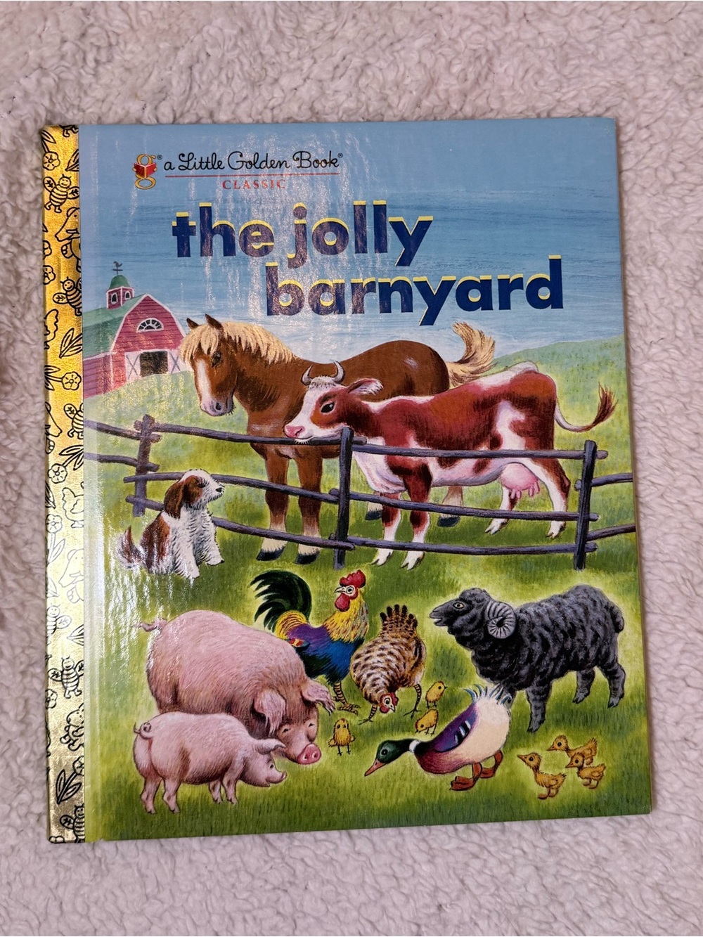 The Jolly Barnyard - Little Golden Book